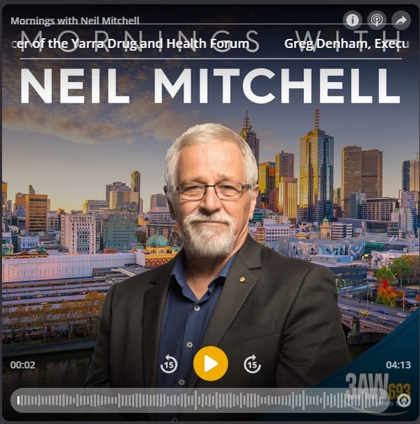 Greg Denham Speaks With 3AW’s Neil Mitchell